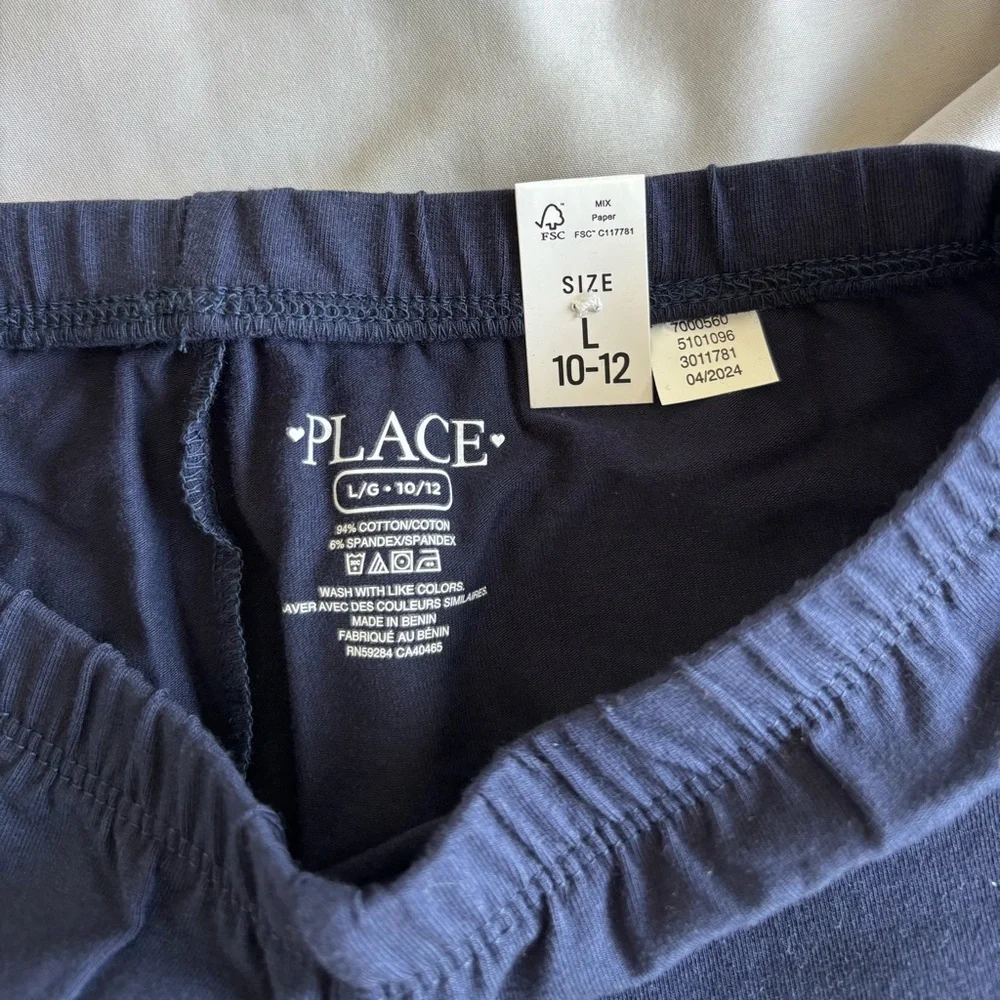 The Children’s Place Navy Blue Biker Shorts Size Large 10-12 Girls NWT